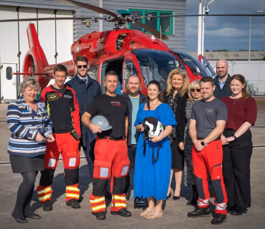 Local Housebuilder Raises Over £59,000 For Wales Air Ambulance
