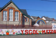 Meidrim School & The Mari Lwyd Present A New Year’s Card To Carmarthenshire County Council