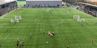 260 Girls Take To The Pitch At Caerphilly Football Festival