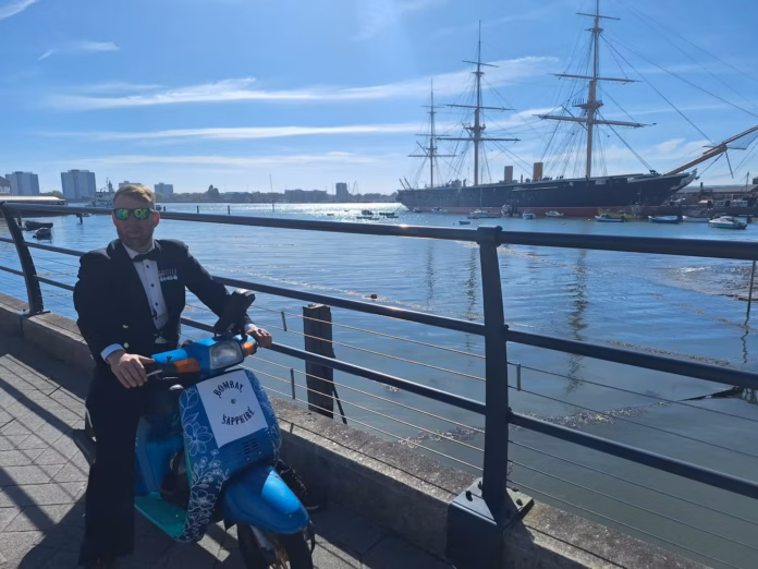Dafydd Ruston ALABARA Moped Portsmouth