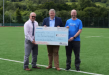 Record-Breaking Donation For Llamau Following Caerphilly £10K