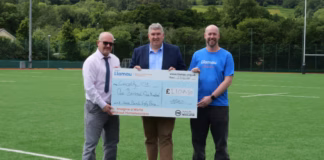 Record-Breaking Donation For Llamau Following Caerphilly £10K